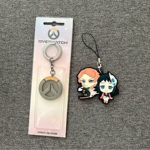 Overwatch and Demon Slayer Keychains